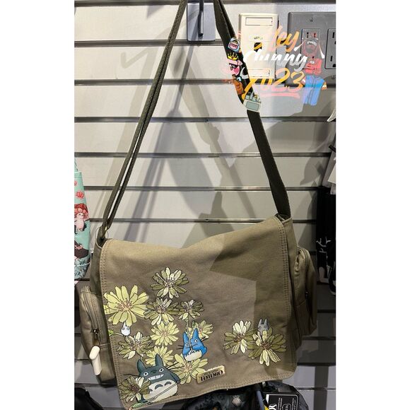 Studio Ghibli My Neighbor Totoro Flower Messenger Bag - Picture 1 of 6